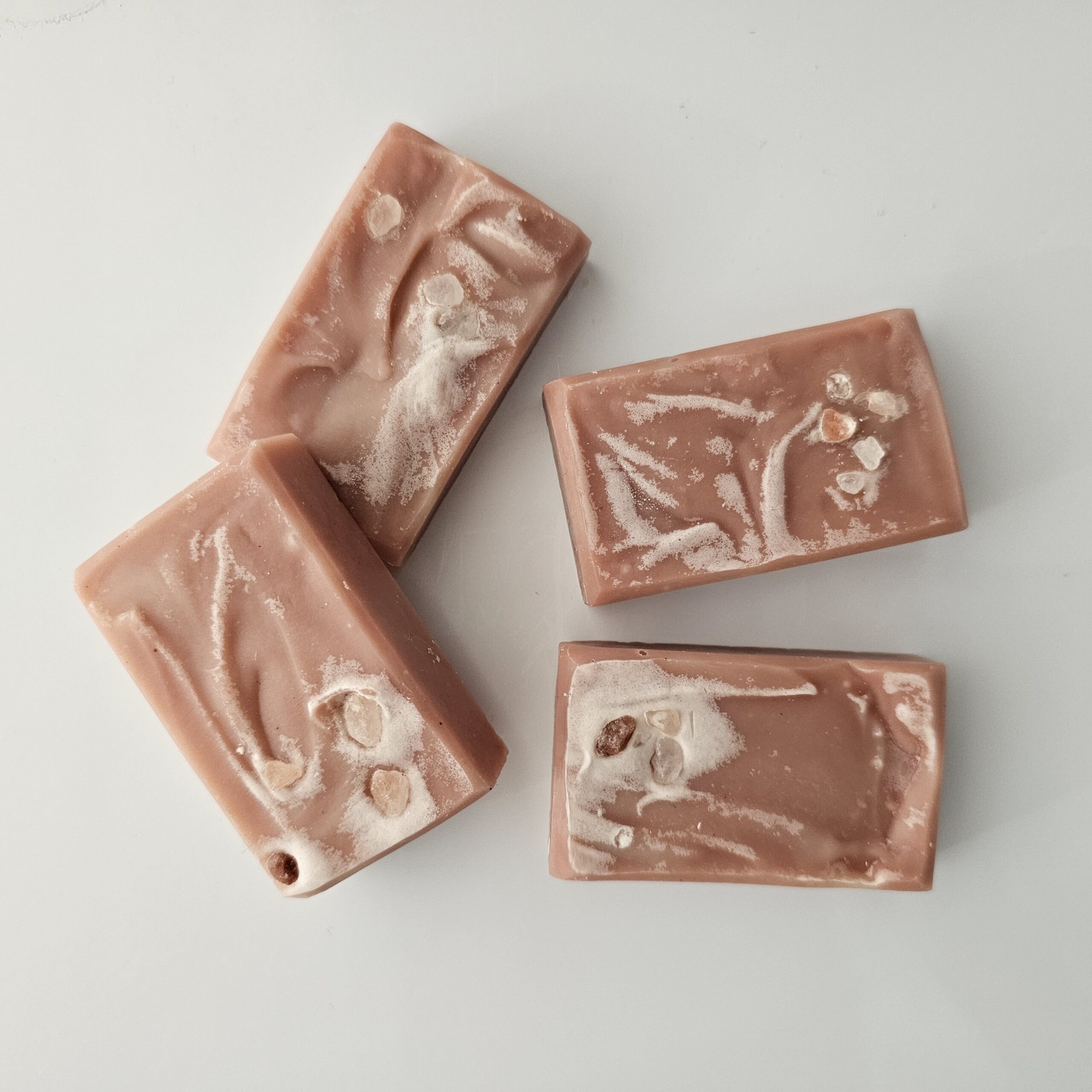 Pink Clay handmade soap sample