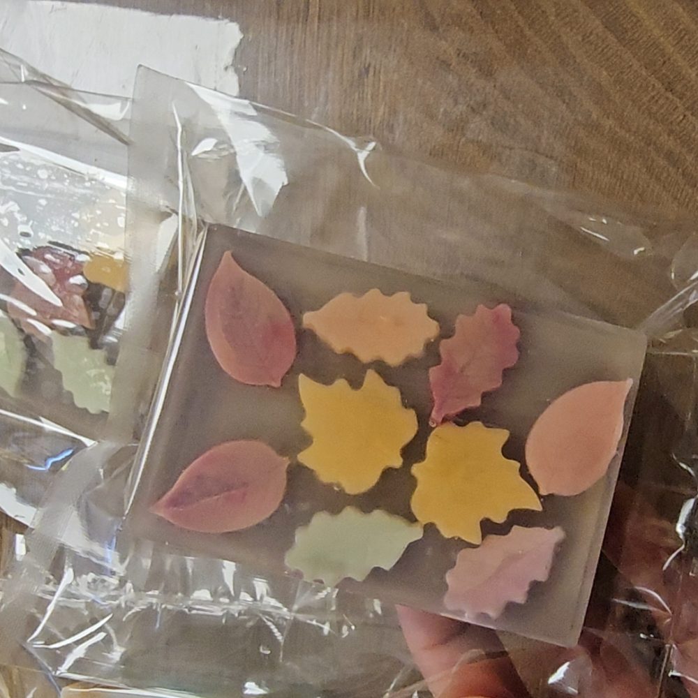 fall themed Melt & Pour soaps