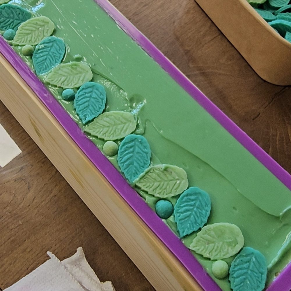 Soap made during 1 on 1 soapmaking session at the craft space